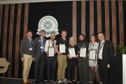 GCA Rising Stars winner finalists and winner Louise Lockwood centre